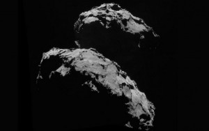 Rosetta Captures Intense Jets of Vapor from Comet 67P