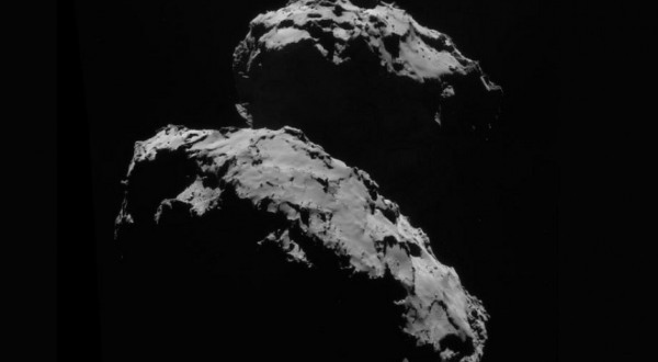 Rosetta Captures Intense Jets of Vapor from Comet 67P