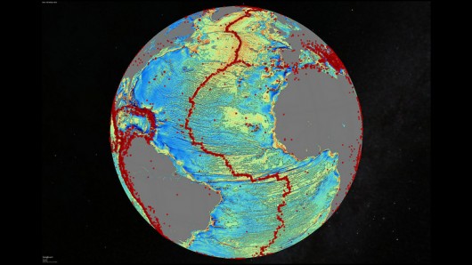 Satellite map reveals secrets of the sea floor (Video)