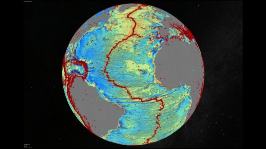 Satellite map reveals secrets of the sea floor