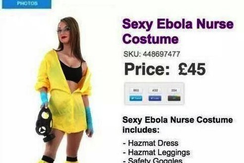 Sexy Ebola Nurse Costumes Selling Out Big in the US (Photo)