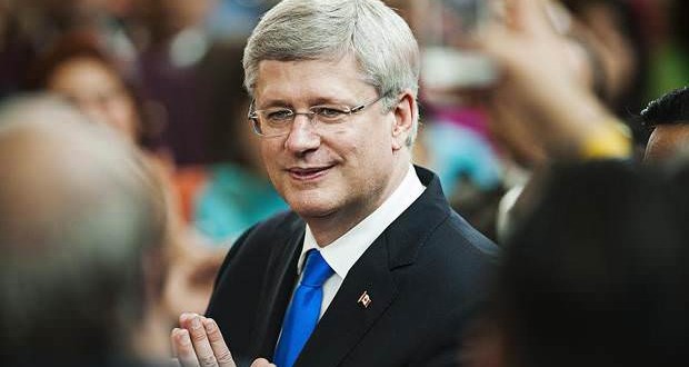 Stephen Harper warns Canadians about spread of Ebola at polio award ceremony