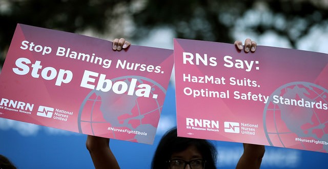 California Kaiser Nurses Go On Strike for Better Protection Against Ebola