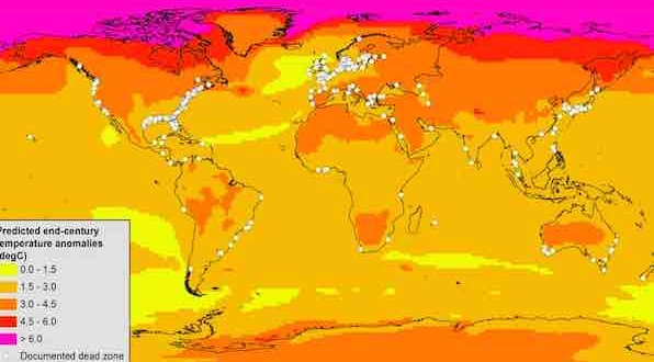 Climate change, dead zones examined : Study