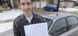 Derek Murray : Edmonton Good Samaritan's note goes viral