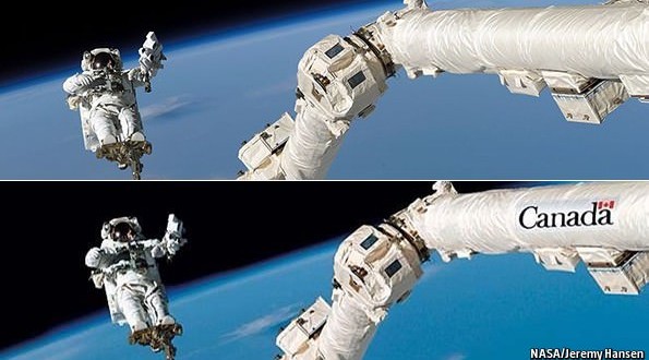 How Canada faked its place in space (Photo)
