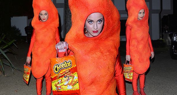 Katy Perry’s Cheetos Costume Wins Halloween (Photo)