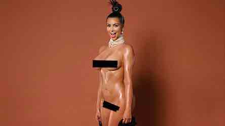 Kim Kardashian Bares All in Second Round : Star goes full frontal in second batch of photos