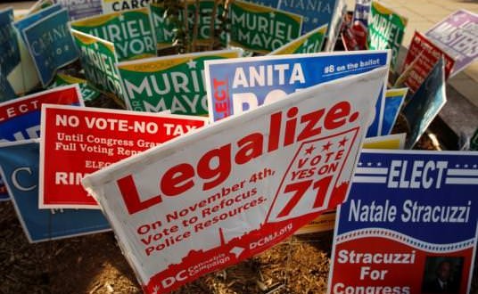 Marijuana vote : Oregon, DC voters OK use of pot
