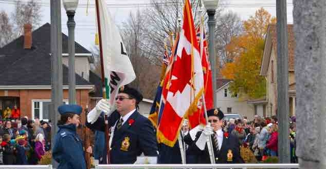 Midwestern Ontario Marks Remembrance Day 2014 (Video)