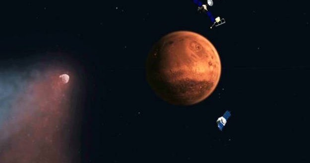 NASA : Rare Comet Causes Once-In-8-Million Storm On Mars