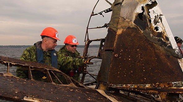 Nomad aircraft recovery underway