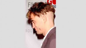 Robert Pattinson Hairdo : Actor reveals radical new half-shaven hairstyle (Photo)