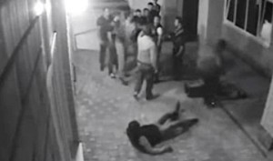 Russian Thugs Wrong Guy - Video : Russian Gang thugs paid price for picking on the wrong guy