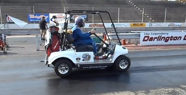 World’s Fastest Golf Cart Zoom Off at 118 MPH (Video)