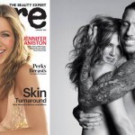 Aniston poses topless with hairstylist for 'Allure' (Photo)