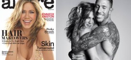 Aniston poses topless with hairstylist for 'Allure' (Photo)