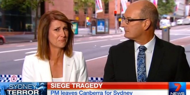 Australian Newscaster On Air Breaks Down - Video : Natalie Barr cries on air for slain Sydney hostage