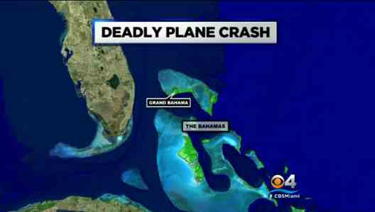 Bahamas plane crash : US Man Dies, 10 survive
