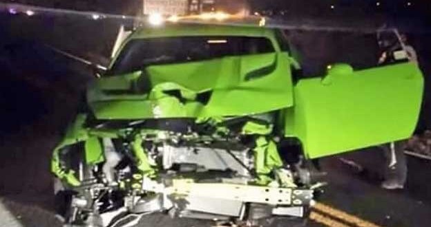 Hellcat One Hour Totaled : 2015 Dodge Challenger SRT Hellcat Crash – New Images