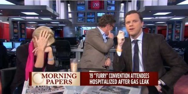 Mika Brzezinski ‘Furry’ run off – Video : Morning Joe Hosts Totally Lose It During Segment on Furries