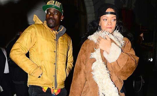 Rihanna Dating Mystery Man : Singer wraps up in winter coat as she steps out for dinner in New York