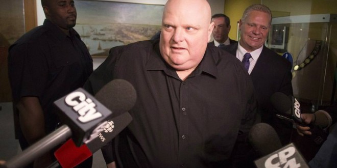 Rob Ford's Cancerous Tumor Reduced by Half, brother says