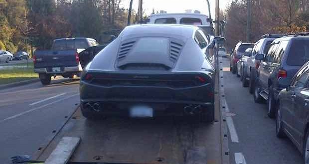 Vancouver police mock speeding Lamborghini driver by impounding $275000 car (Photo) Vancouver police mock speeding Lamborghini driver by impounding $275000 car (Photo)