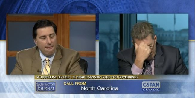 Woodhouse brothers C-Span - Video : Mom calls C-SPAN to scold brothers fighting over politics