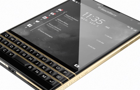 BlackBerry Ltd (BBRY) releases $999 Limited Edition gold and black Passport