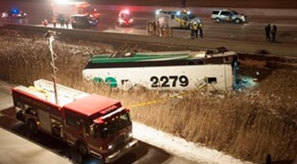 GO bus crash on Highway 407 leaves one dead (Video)
