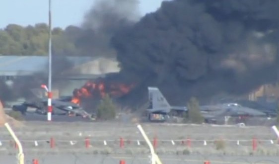 Greek Air Force F-16 Crashes – killing 10, Spain officials say