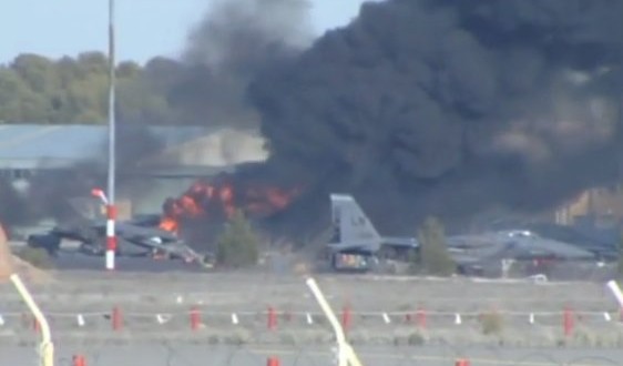 Greek Air Force F-16 Crashes : killing 10, Spain officials say