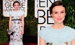 Keira Knightley's Baby Bump Makes Its Golden Globes Debut (Video)