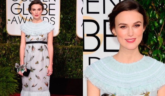 Keira Knightley’s Baby Bump Makes Its Golden Globes Debut (Video)