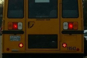 School bus pentagram? Mother outraged after spotting symbol in bus brake lights