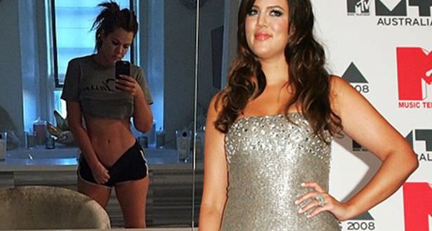 Khloe Kardashian Abs - Photo : Star Shows Off Sexy Figure And 'Baby Abs'