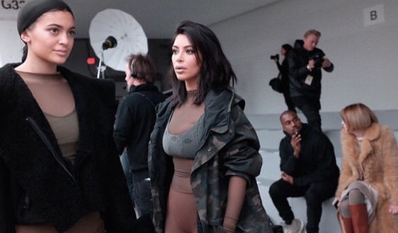 Kylie Jenner models for brother-in-law Kanye West (Photo)
