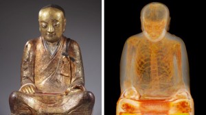 Mummy Found Inside Buddha Statue (Video)