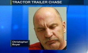 Police: Tractor trailer driver arrested after 34 mile chase