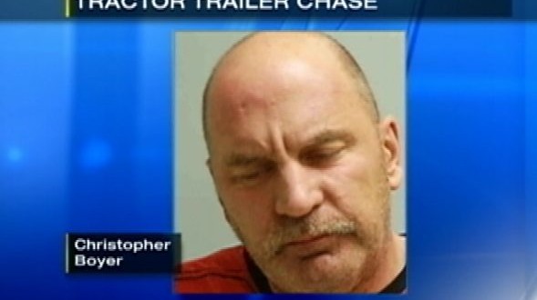 Police: Tractor trailer driver arrested after 34 mile chase