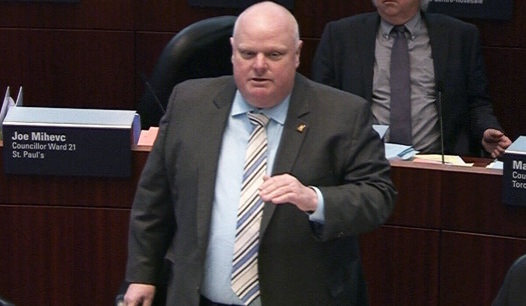Rob Ford asked to leave Toronto council meeting (Video)