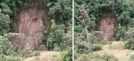 Apparition of Christ appears following Colombian landslide (Photo)