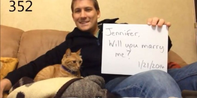 Dean Smith Proposal - Video: Guy Proposes To Girl 365 Times Without Her Realising