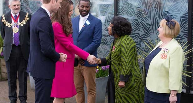 Duchess Kate Looks Pretty In Pink Coat For Charity Visit