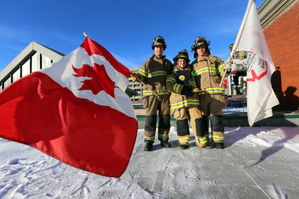 Edmonton Firefighters brave cold for musulcar dystrophy