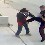 Judge releases footage of cop kicking homeless man (Video)