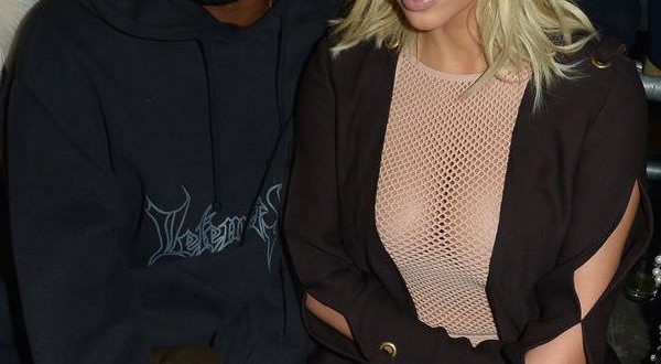 Kim Kardashian steals attention with mesh dress