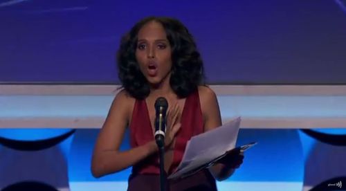 Scandal Star Fiery Speech : Kerry Washington Delivers Powerful GLAAD Awards Speech