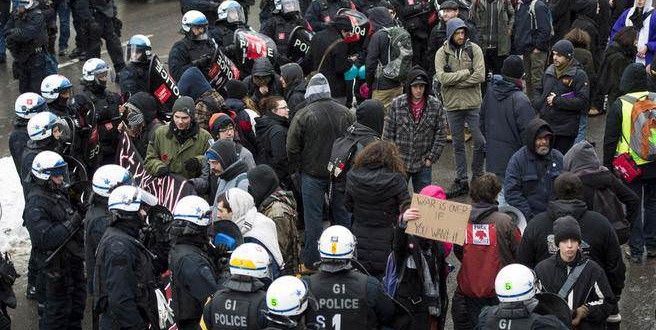 Short-lived march against police brutality ends peacefully (Video)